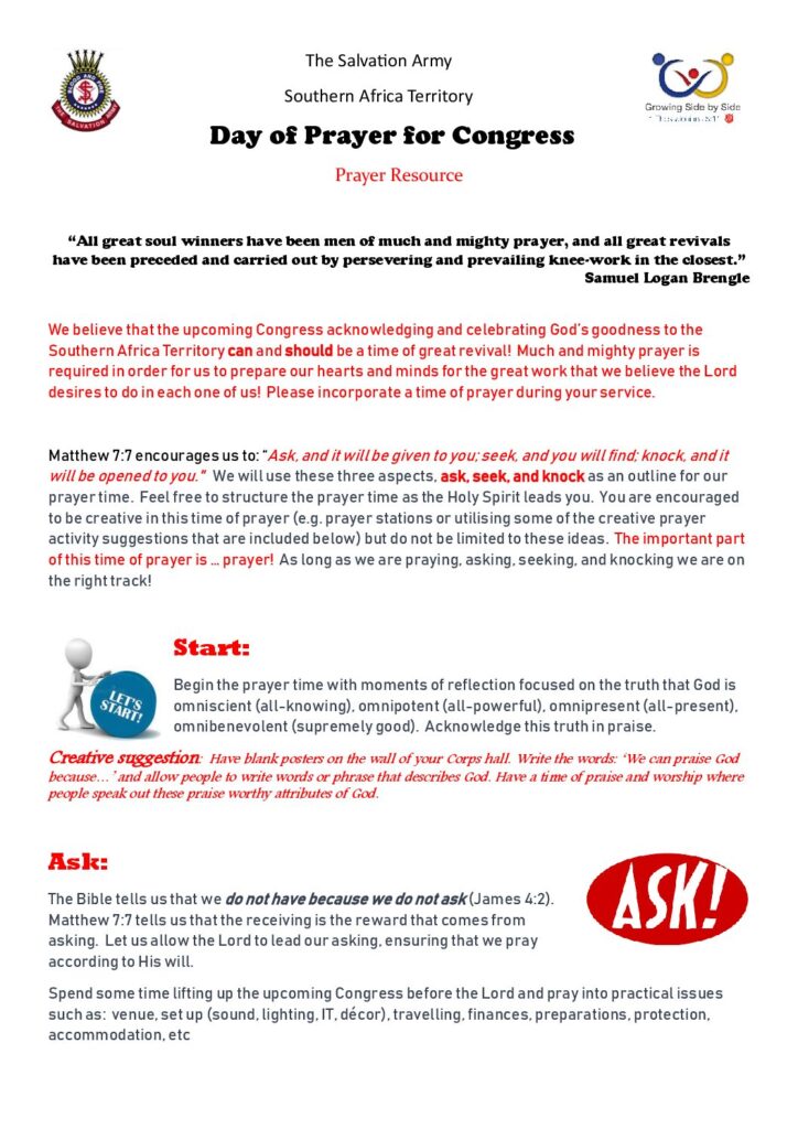 thumbnail of Day of Prayer for Corps